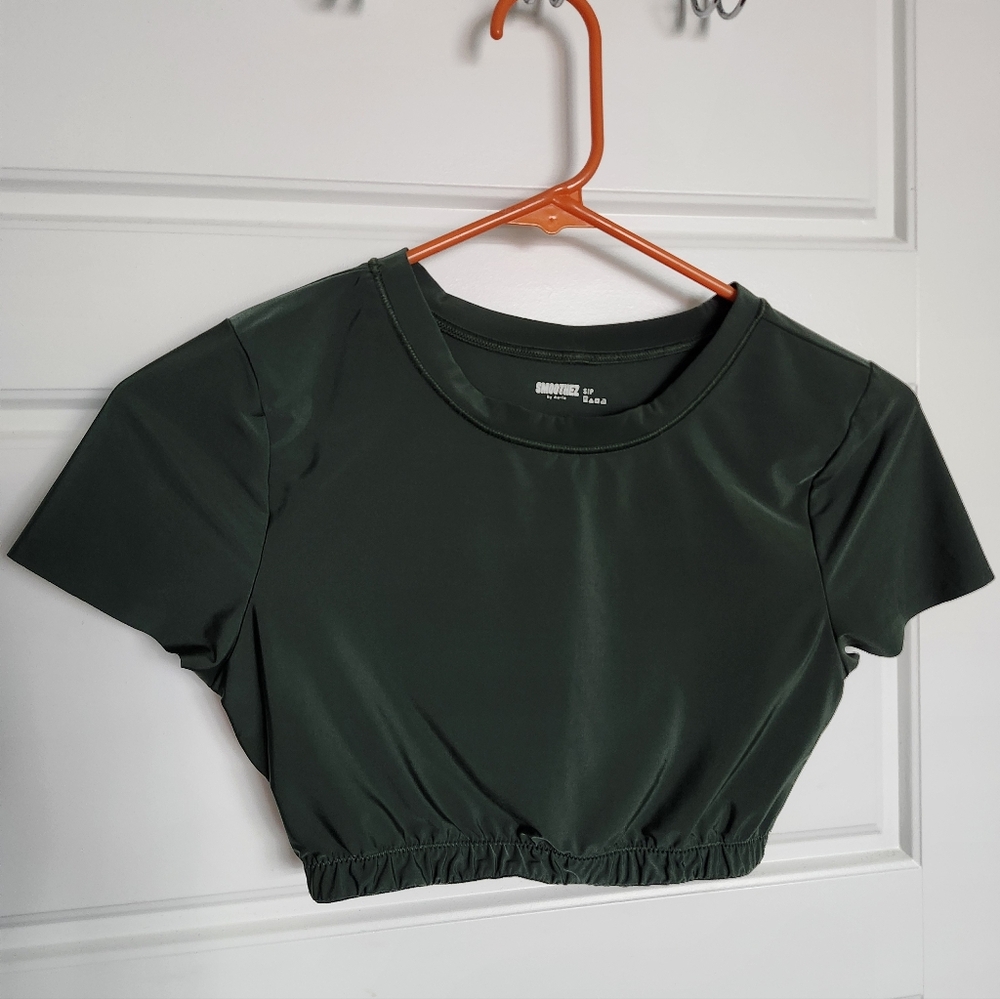Aerie Smoothez Crop Top Bralette, size small